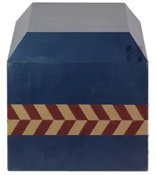 Herringbone Garden Cremation Urn – Elegant Memorial Urn for Ashes with Timeless Design