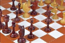 Premium Leather Reversible Game Board – Dual-Sided Chess and Backgammon Set with Imperium Series Handcrafted Wooden Chess Pieces and Wooden checkers Elegant PU Leather Storage Box