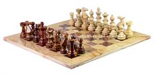 Coral & Red Onyx Marble European Series Chess Set with Handcrafted Staunton Pieces and Elegant Faux Leather Storage Box – Premium Decorative Stone Chess Board for Collectors & Gift Giving