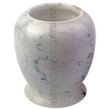 Sunny Grey Marble Natural Stone Archaic Urn 