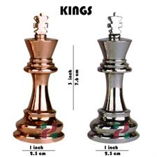 Solid Brass Staunton Series Chess Pieces Set – Premium Handcrafted Chessmen for Timeless Strategy Games