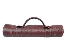 Exotic Ostrich & Croco Texture Leather – Portable Chessboard with Elegant Design for Chess Enthusiasts and Travelers