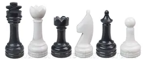 Handcrafted Jet Black and White Marble Chess Set – Luxury Statement Piece for Modern Home Decor