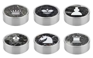 Luxury Marble Backgammon & Draughts Set – Handcrafted Black Zebra & White Marble Board Game with Professional Checkers