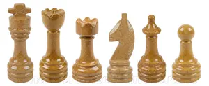 Luxury Handcrafted Marble Chess Set – Jet Black & Indus Gold Stone – Premium Decorative Board Game