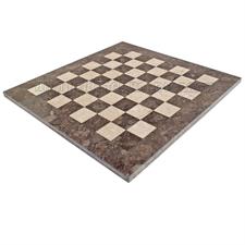 Oceanic Botticina Marble Chess Set with Customizable Border Variants – Elegant Marble Chessboard for Classic & Modern Interiors