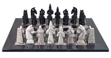 Marina Pink & Jet Black Marble Chess Set – Royal Bishop Series | Handcrafted Luxury Game Board for Collectors & Enthusiasts