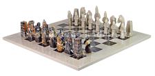  Verona & Michael Angelo Marble Royal Bishop Series Chess Set – Handcrafted Luxury with Faux Leather Storage Box