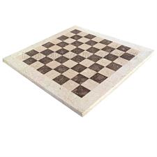 Oceanic Botticina Marble Chess Set with Customizable Border Variants – Elegant Marble Chessboard for Classic & Modern Interiors