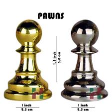Premium Solid Brass Staunton Series Chess Pieces Set – Luxury Chess Set with Classic Design
