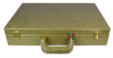 Olive Green PU Leather Storage Box for Chess Set - Stylish & Durable Organizer for Chess Pieces and Board