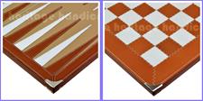 Premium Leather Reversible Game Board – Dual-Sided Chess and Backgammon Set with Imperium Series Handcrafted Wooden Chess Pieces and Wooden checkers Elegant PU Leather Storage Box