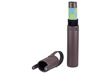 Multicolor Leather Roll Up Chess Set – Sky Blue, Green & Brown with Marble Metallic Edge Checkers & Leather Storage Tube – Travel-Friendly & Handmade 