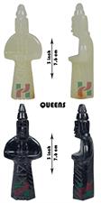 Green Onyx & Jet Black Natural Stone Royal Bishop Series Chess Set - Handcrafted Luxury Chess Pieces