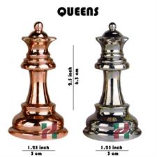 Solid Brass Staunton Series Chess Pieces Set – Premium Handcrafted Chessmen for Timeless Strategy Games
