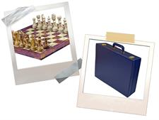 Handcrafted Red Onyx & Coral Marble Natural Stone Chess Set – Luxury Chess Board with Elegant Hand-Carved Rustic SeriesChess Pieces – Unique Decorative Chess Set for Collectors & Players
