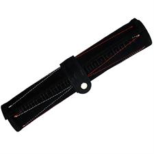 Luxury Suede Leather Roll-Up Backgammon Game with Durable Threaded Playing Points – Top Quality