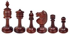 Handcrafted Sheesham and Boxwood Chess Pieces – Imperium Series Staunton Design, Weighted Tournament-Size Wooden Chessmen for Professional Play and Collectors
