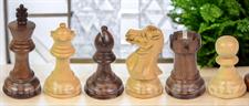 Luxury Rosewood Castle & Crown Staunton Chess Pieces – Handcrafted Wooden Tournament-Size Chessmen with Weighted Base & Felt Bottom – Heirloom Quality Staunton Series for Professional and Casual Play