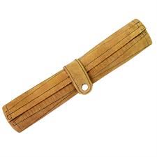 Premium Leather Roll-Up Backgammon Set – Portable, Travel-Friendly Game with Classic Design for Backgammon Enthusiasts