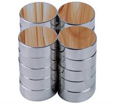 Premium Burma Teak Marble Backgammon Set with Metallic Edges - Luxury Checkers Board Game, USA Edition