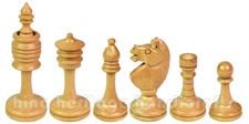 Handcrafted Sheesham and Boxwood Chess Pieces – Imperium Series Staunton Design, Weighted Tournament-Size Wooden Chessmen for Professional Play and Collectors