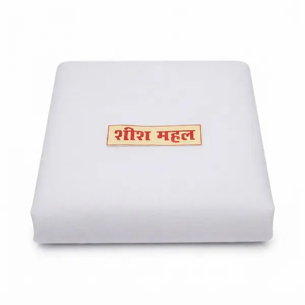 Pure White Real Wallhindi Turban Fabric