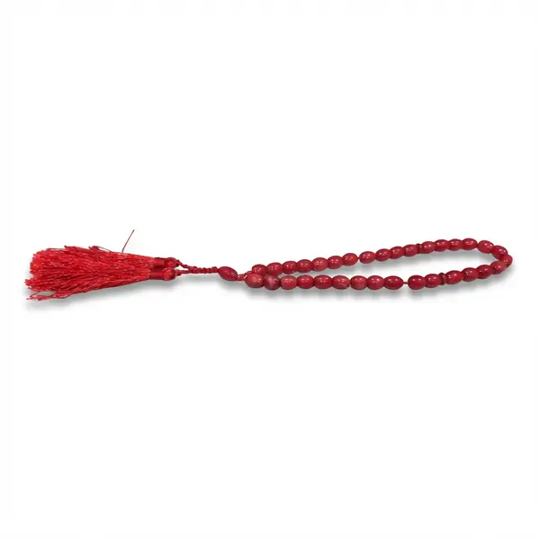Natural Marjan Stone Tasbih – 34 Beads