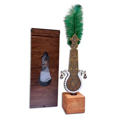 Irani Alam Pak – Imported Acrylic Flag with Wooden Box