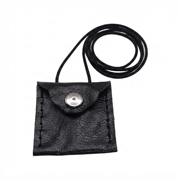 Premium Irani Galla Band – Pure Leather Islamic Neck Amulet Holder