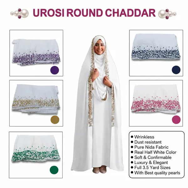 Urosi Irani Round Chadar  Premium Modest Hijab