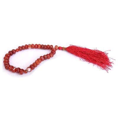 Authentic Yemeni Aqeeq 18mm 34-Bead Tasbeeh – Premium Quality