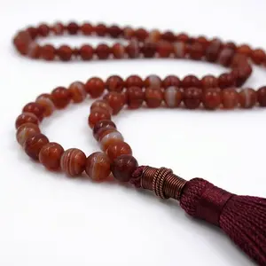 💎 Yamni Aqeeq Tasbeeh 100 Beads (7mm)