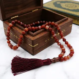 💎 Yamni Aqeeq Tasbeeh 100 Beads (7mm)