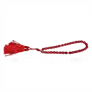 Natural Marjan Stone Tasbih – 34 Beads