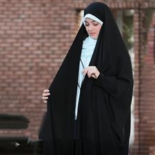 Nida Fabric Jet Black Iraqi Abaya