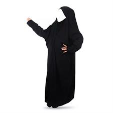 Kids Irani Abaya Jet Black