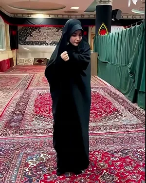 Nida Fabric Jet Black Iraqi Abaya