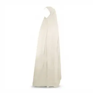 Nida Fabric Irani Round Chadar  (Half White)