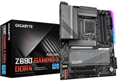 Gigabyte Z690 GAMING X DDR4 ATX Motherboard - Supports 12th Gen Intel Core Processors (LGA 1700), DDR4-5333MHz(OC) Memory, Fully Covered Thermal Design, 4xNVMe PCIe 4.0 x4 M.2 & USB 3.2 Gen 2x2 Type-C