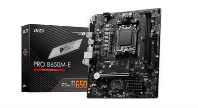MSI PRO B650M-E AM5 Micro-ATX Motherboard