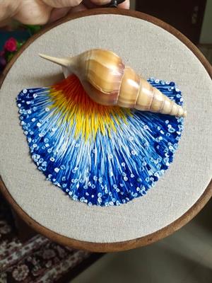 Embroidery meets the ocean