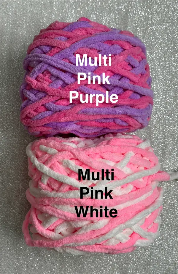 Shades of Pink - Chunky Blanket Plush Yarn