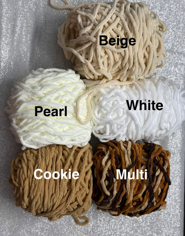 Shades of Neutrals - Chunky Blanket Plush Yarn