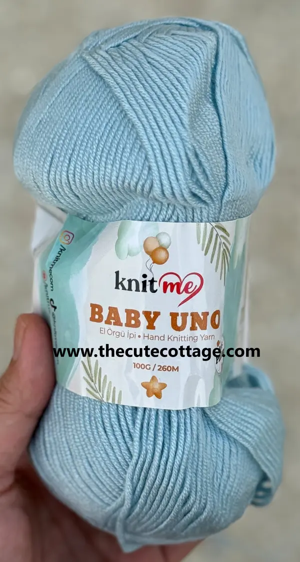 Knitme Baby Uno Soft Sky Blue 8403