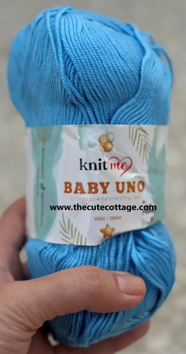Knitme Baby Uno Capri Blue 8411