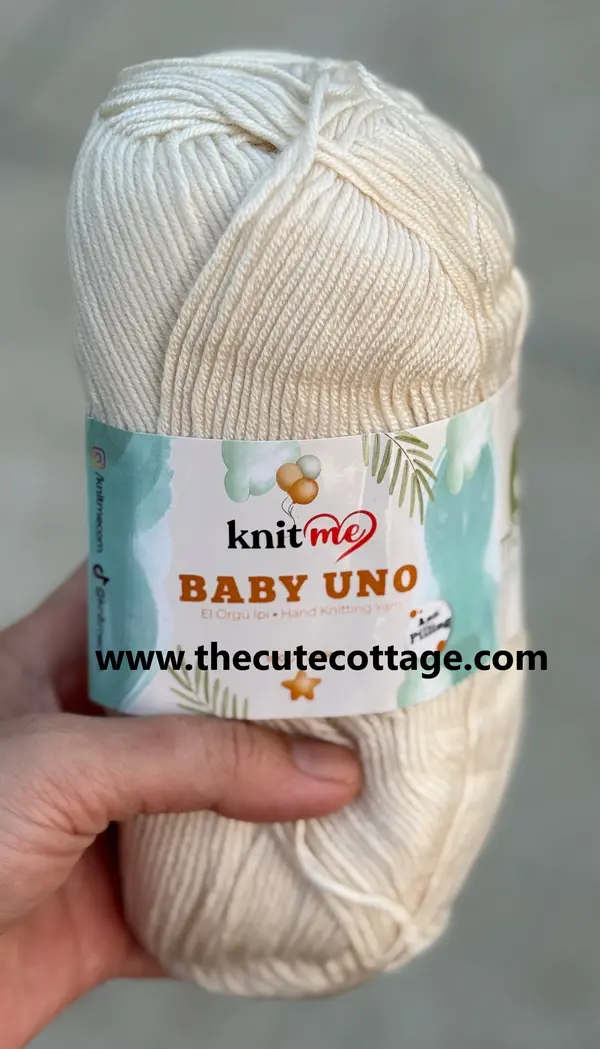 Knitme Baby Uno Ivory 8401