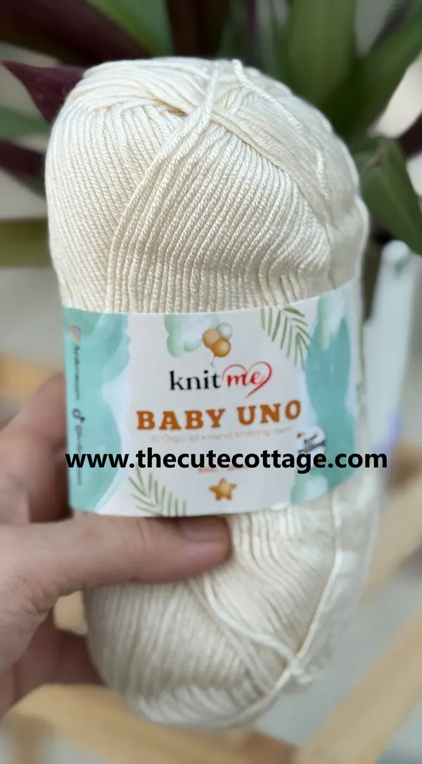 Knitme Baby Uno Ivory 8401