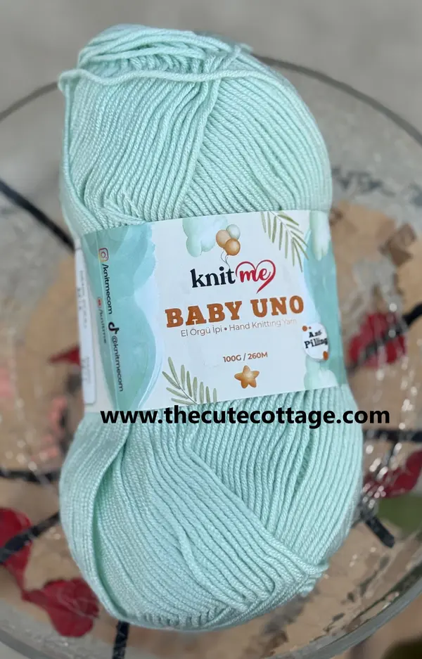 Knitme Baby Uno Soft Mint 8619