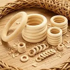Wooden Rings for Macrame